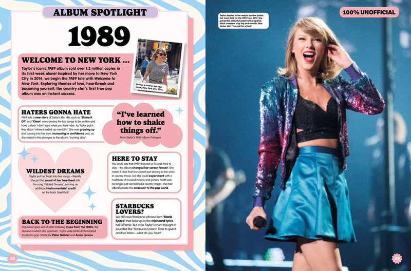 100% Unofficial Taylor Swift Annual 2025-Children’s / Teenage general interest: Art/ music/ drama and film-買書書 BuyBookBook