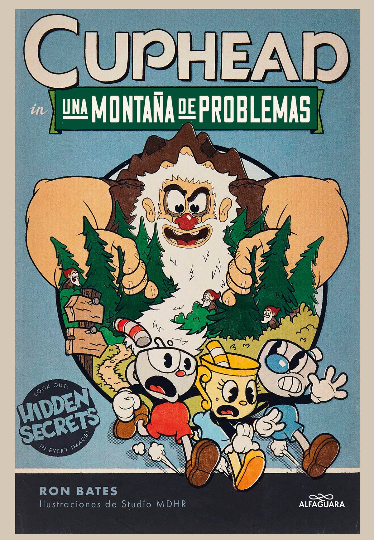 Una montaña de problemas / Cuphead in a Mountain of Trouble cover (ISBN 9788419366863) [onix:dd66972df9cb6f22f2b04c49d93b859a]