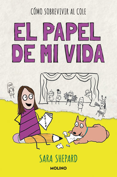 El papel de mi vida / Penny Draws a School Play cover (ISBN 9798890981721) [onix:efe54ca1cce4ae433202e08fe4164a4f]