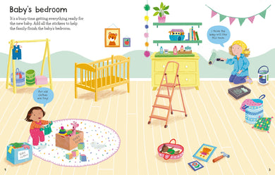 First Sticker Book The New Baby interior 1 (ISBN 9781805070696) [onix-asset:d620ee76e1c8f53f003808645a37e900de8d91cb688001f98dd0fd6103800fad]