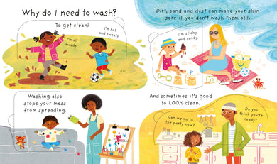 Very First Questions & Answers: Why do I need to wash? interior 1 (ISBN 9781803701950) [onix-asset:a26325615bbba492b7f5134769cbb14e8b6729ccd1754ffa9c22401241554b1d]