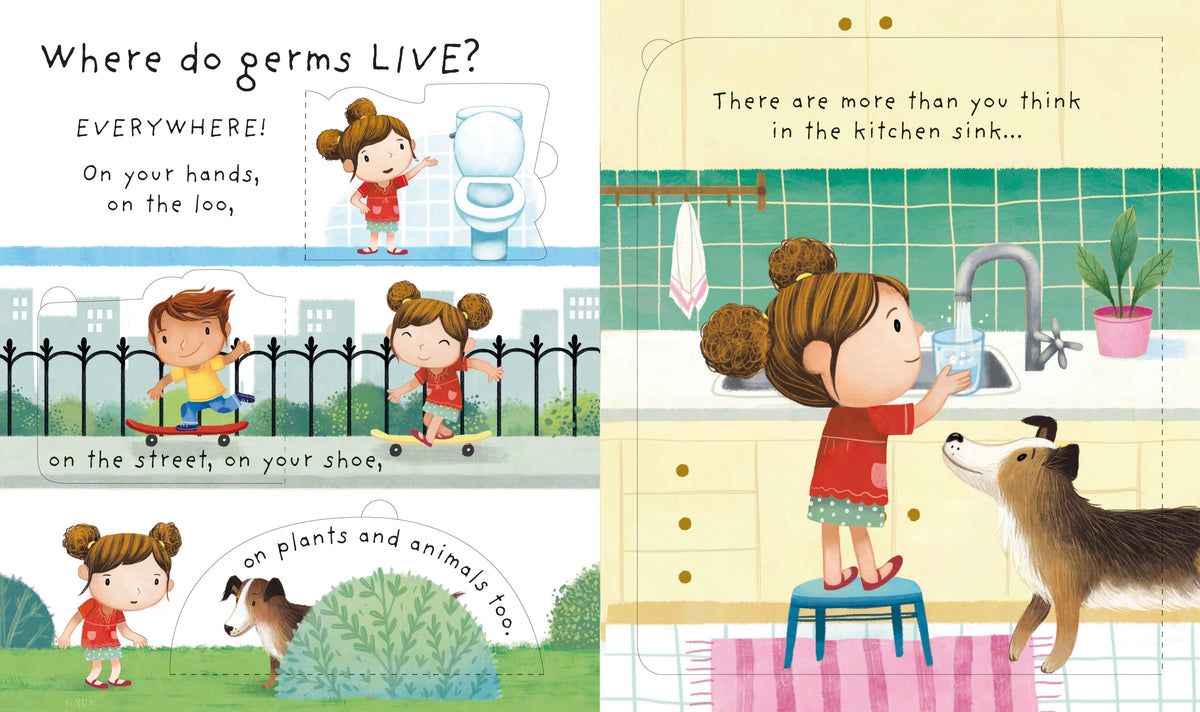 Very First Questions and Answers What are Germs? interior 1 (ISBN 9781474924245) [onix-asset:b195ff2e55b5566137106649a19f178321d564cbb84e5cf4ca5b7a01ed19111b]