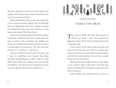 The Girl who Speaks Bear interior 1 (ISBN 9781474940672) [onix-asset:080a3b177aeacebbe5a3a3082d258d4d3b0d9d096e530cd758b57c455c67d9a3]