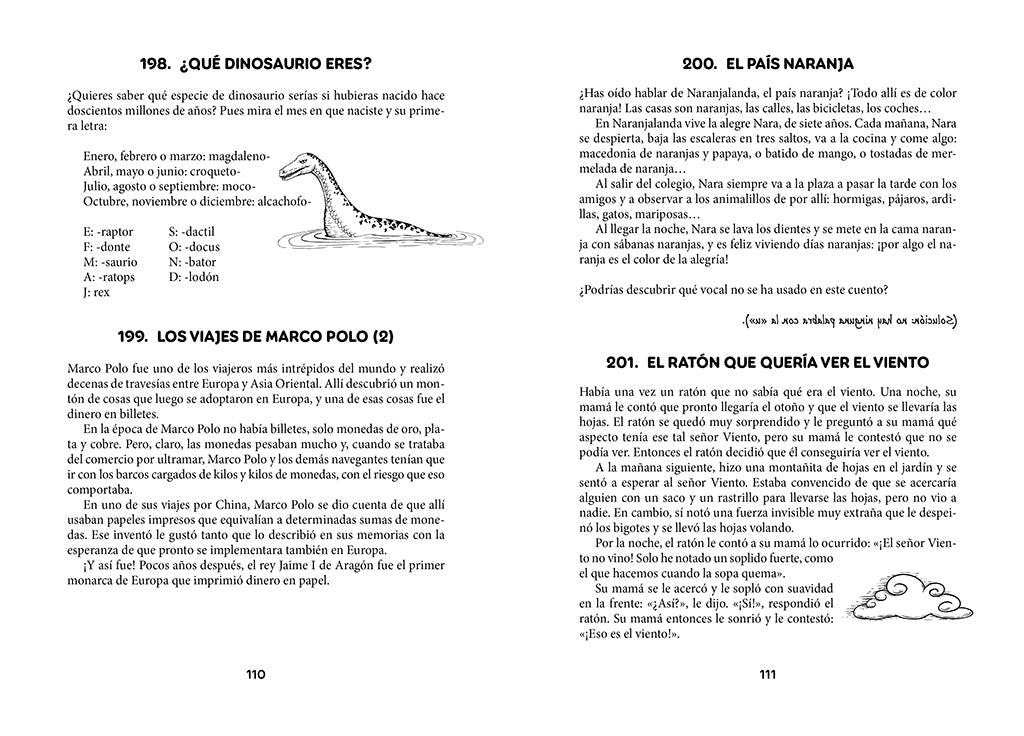 Minicuentos: 365 buenas noches en forma de cuento / Ministories: 365 Goodnights Told in Stories interior 1 (ISBN 9788427239692) [onix:32a09e86ea26afd3b9718a396650392b]