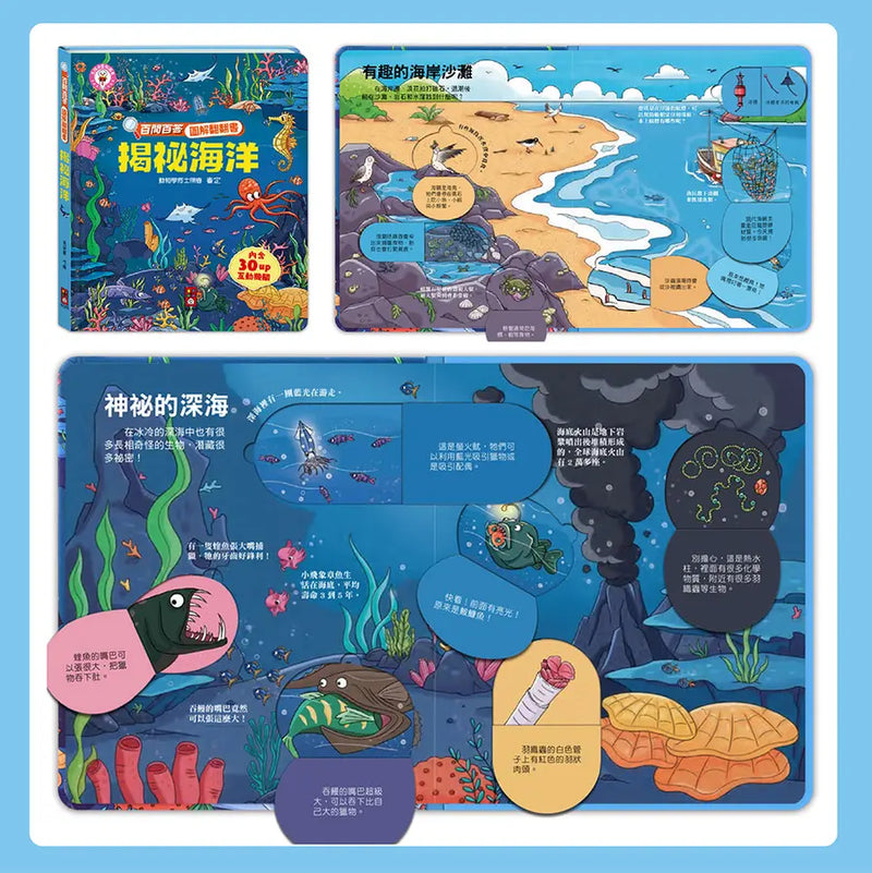 百問百答圖解翻翻書：揭祕海洋