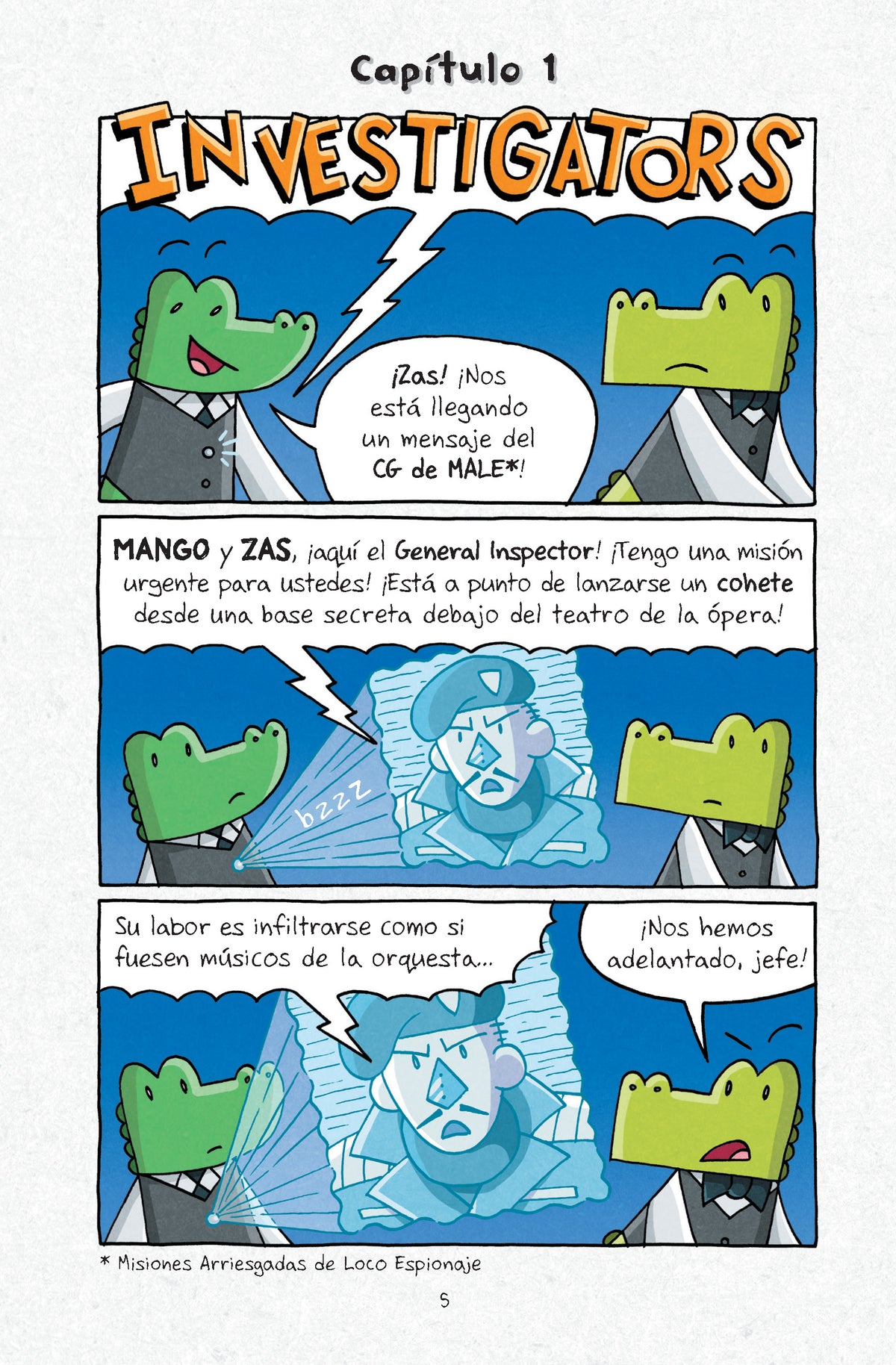 Investigators: Destapa el misterio / Investigators: Take the Plunge interior 1 (ISBN 9798890988478) [onix:49f3c3ecd57870e63776c8d106d02d1e]