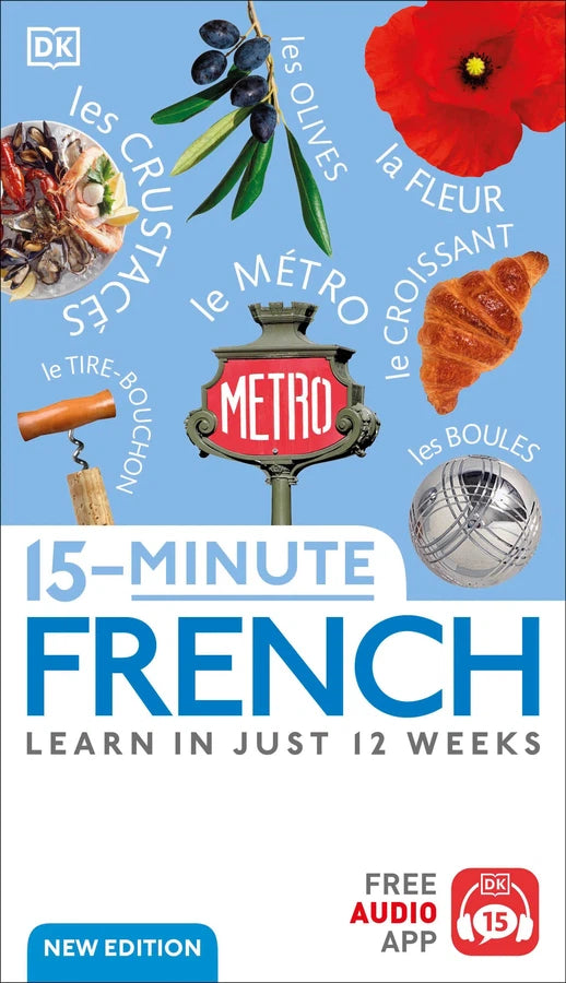 15-Minute French-Language and Linguistics-買書書 BuyBookBook