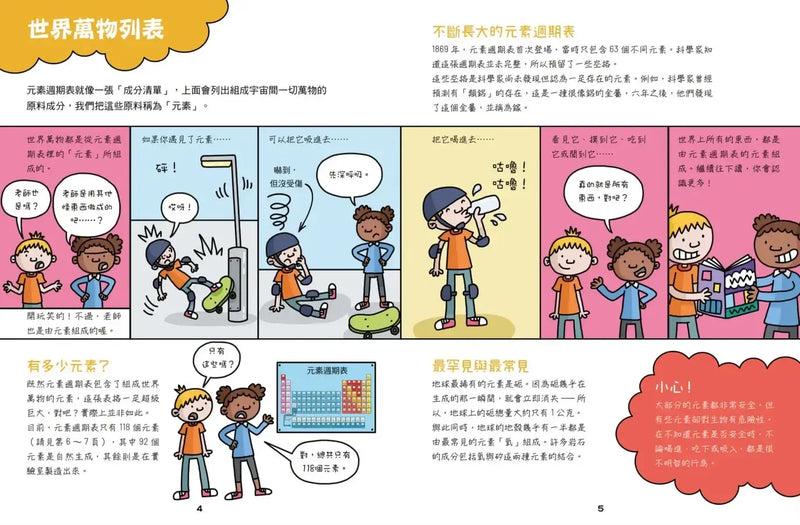 超有梗！看漫畫學元素週期表：誰喜歡當獨行俠，誰愛湊熱鬧？【符合108課綱 X STEAM學習指標】-Graphic novels/ Comic books/ Manga/ Cartoons-買書書 BuyBookBook