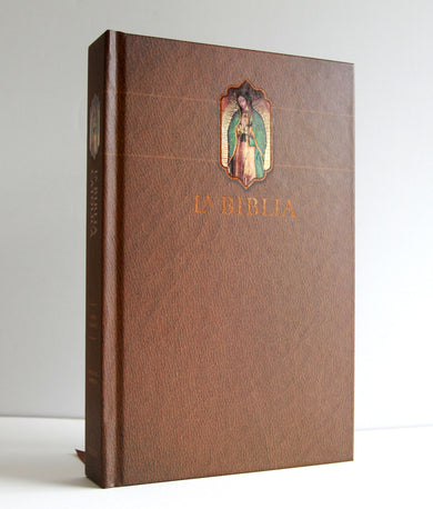La Biblia Católica: Edición letra grande. HC, marrón con índice, Virgen de Guadalupe en la cubierta / Catholic Bible. HC, Brown, index, with Virgin of Guada interior 7 (ISBN 9798890982179) [onix:15a5540b50c2c9a82d71c689a82627f9]