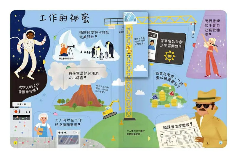 想問什麼翻翻書：關於工作你想知道什麼？-Children’s / Teenage: Personal and social topics-買書書 BuyBookBook