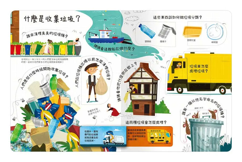 想問什麼翻翻書：關於回收你想問什麼？-Children’s / Teenage: Personal and social topics-買書書 BuyBookBook