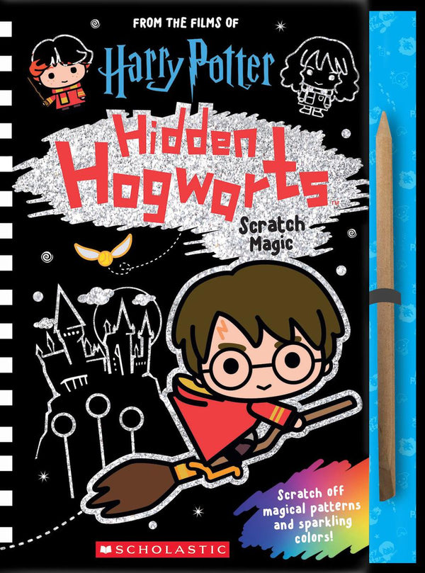 Hidden Hogwarts: Scratch Magic-Children’s interactive and activity books and kits-買書書 BuyBookBook