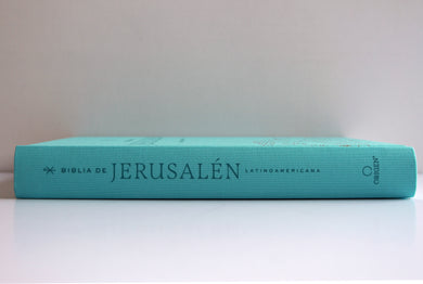 Biblia Católica Biblia de Jerusalén Latinoamericana, tapa dura, tela azul turquesa, edición de regalo / Spanish Jerusalem Bible, Latin American Edition, HC interior 2 (ISBN 9798890984241) [onix:7753e19dcfea33f3636b09af9bb1b9d2]