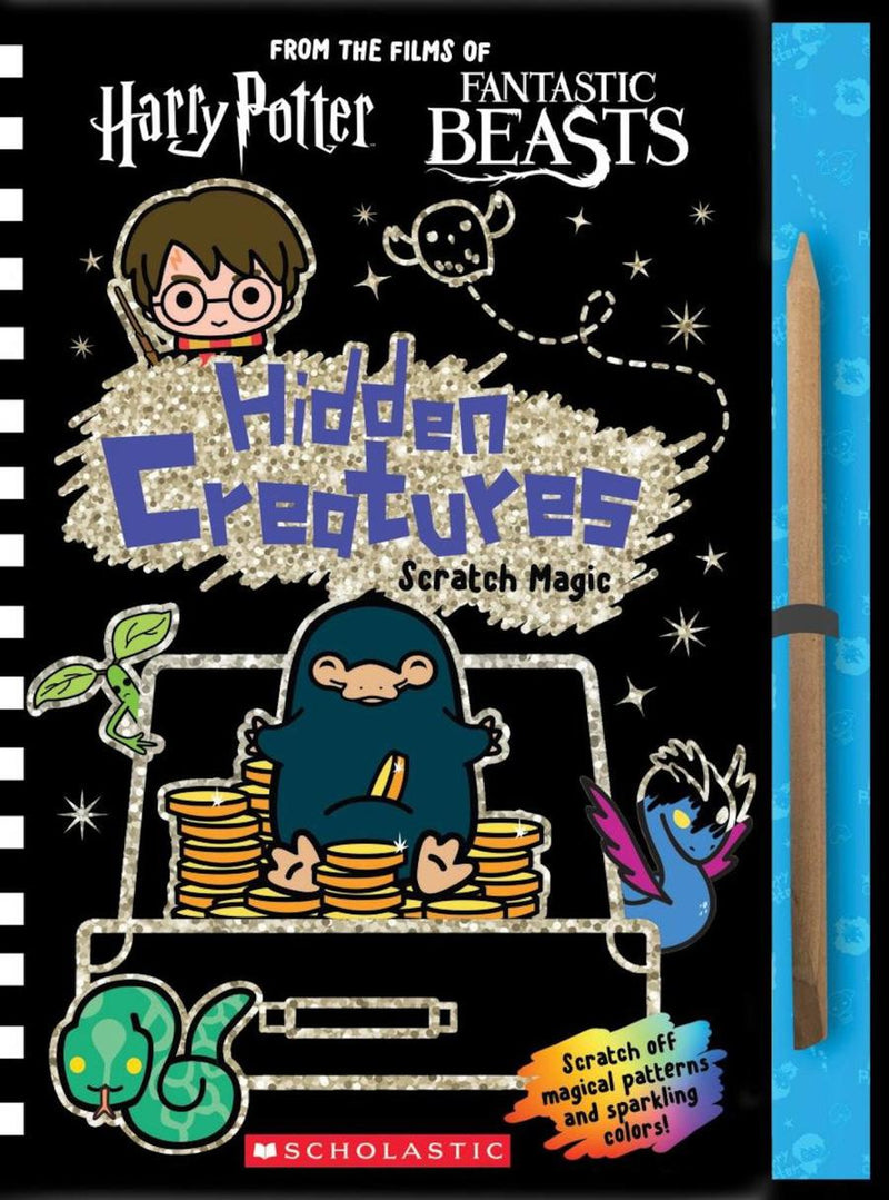 Wizarding World: Hidden Creatures Scratch Magic-Children’s interactive and activity books and kits-買書書 BuyBookBook
