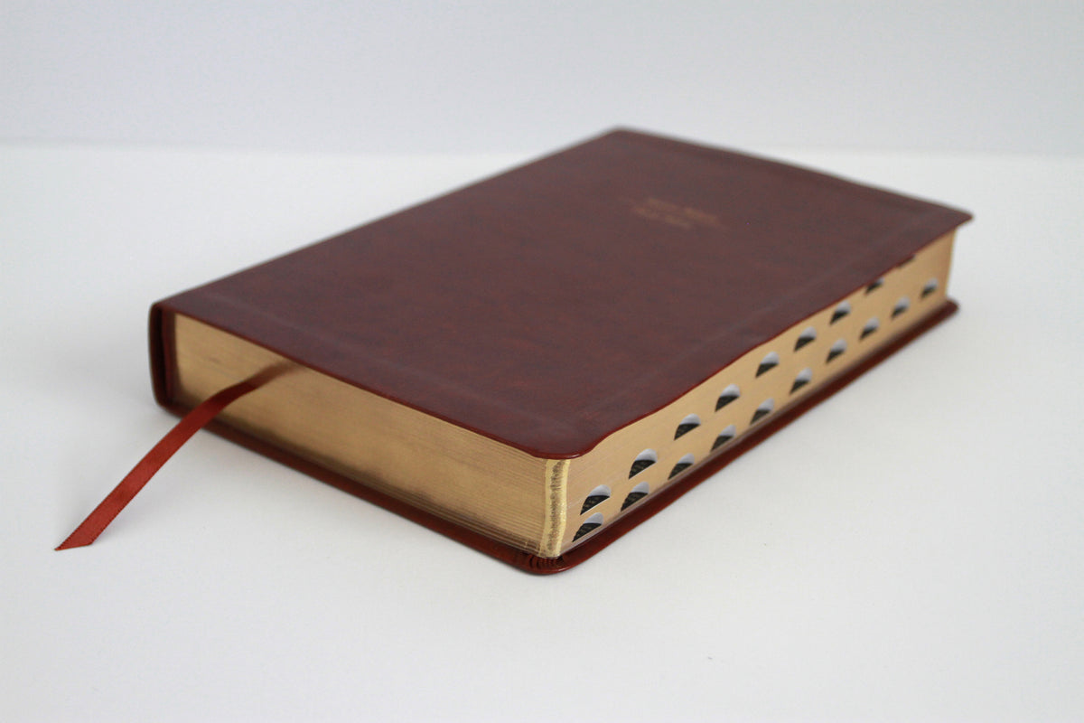 Biblia Bilingüe Reina Valera 1960 (ESV) letra grande símil piel marrón con índice/ Bilingual Bible RVR 1960 (ESV) Large Print Brown Leathersoft with Thumb interior 3 (ISBN 9798890984272) [onix:bd197f5ca7efc84aa745498937c96d90]