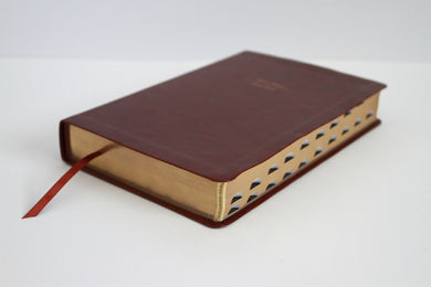 Biblia Bilingüe Reina Valera 1960 (ESV) letra grande símil piel marrón con índice/ Bilingual Bible RVR 1960 (ESV) Large Print Brown Leathersoft with Thumb interior 3 (ISBN 9798890984272) [onix:bd197f5ca7efc84aa745498937c96d90]
