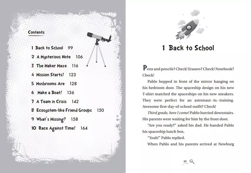 超級創客任務1～3：勇闖生態系+神秘腦科學+聲波大震撼 (中英雙語/3冊合售)-故事: 歷險科幻 Adventure & Science Fiction-買書書 BuyBookBook