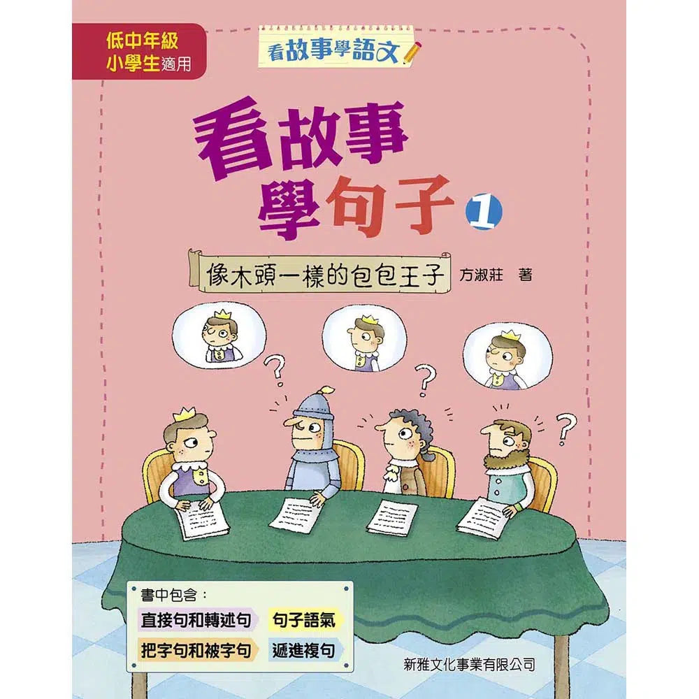 看故事學句子 #1 像木頭一樣的包包王子 (方淑莊)-非故事: 語文學習 Language Learning-買書書 BuyBookBook