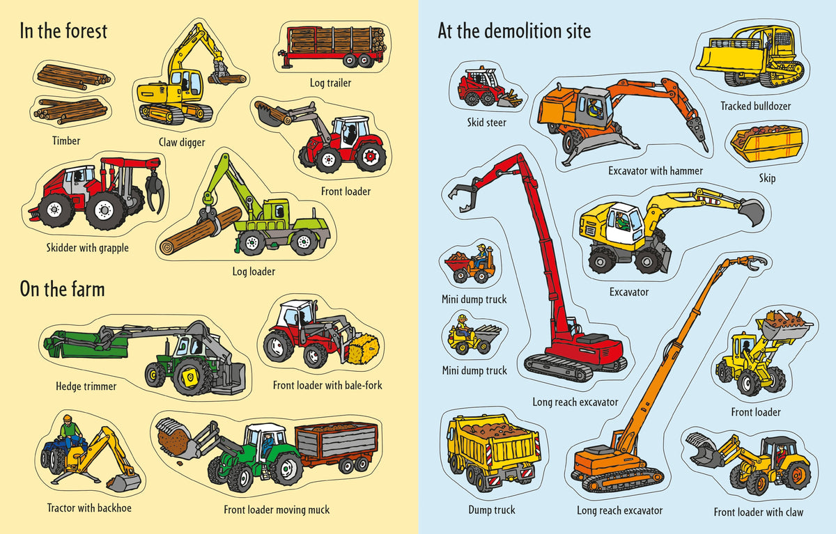 First Sticker Book Diggers interior 1 (ISBN 9780746089392) [onix-asset:64c8dd0004e15349d90c3a04205261efea8d6e2b0d46108217e007054a41fb2b]