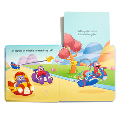 Race for First Place: A Lift-the-Flap Book (Dr. Seuss's Red Fish, Blue Fish) interior (ISBN 9798217121748) [onix-asset:3fb49356b28ed325b636ab8895309868b397b5d1e315ccc60a22de4d5c851fb2]