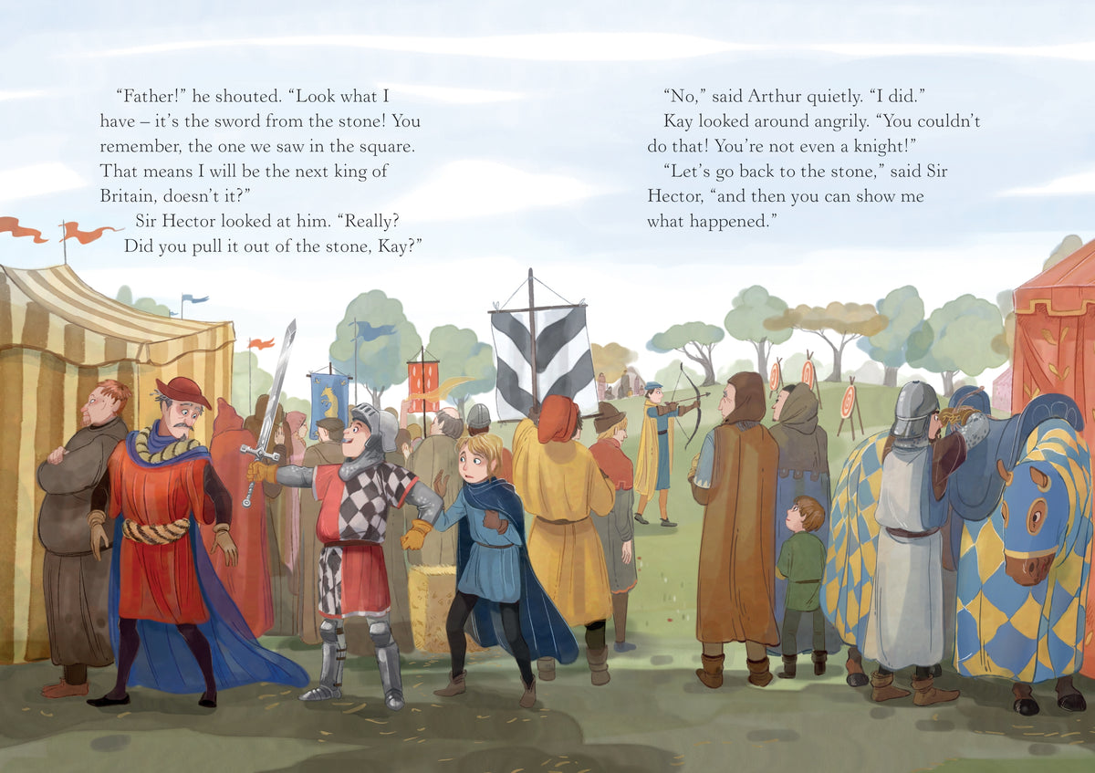 Arthur and the Sword in the Stone interior 1 (ISBN 9781474924665) [onix-asset:64d11577c9161e9d4719eb206f49800247860216970a464801e1b33134b8d1e6]