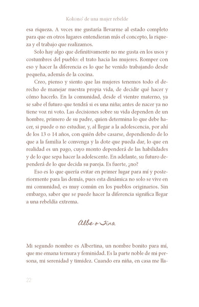 Kokono' de una mujer rebelde. La primera chef tsotsil reconocida como una de las 50 promesas de la cocina internacional / Kokono of a Brave Woman interior 4 (ISBN 9786073854306) [onix:8d1a5431bae1cd3a9665f81b0625cd1f]
