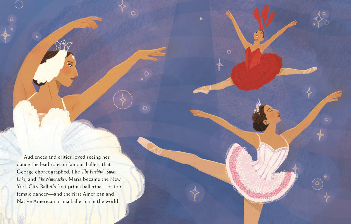 Maria Tallchief: A Little Golden Book Biography interior (ISBN 9798217116584) [onix-asset:c95847a4ce36449496db5ae27de3dc6d8c3659a551e5f134721bf773f5a2ee30]
