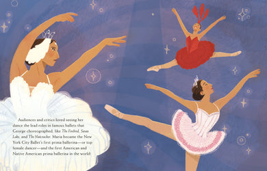 Maria Tallchief: A Little Golden Book Biography interior (ISBN 9798217116584) [onix-asset:c95847a4ce36449496db5ae27de3dc6d8c3659a551e5f134721bf773f5a2ee30]