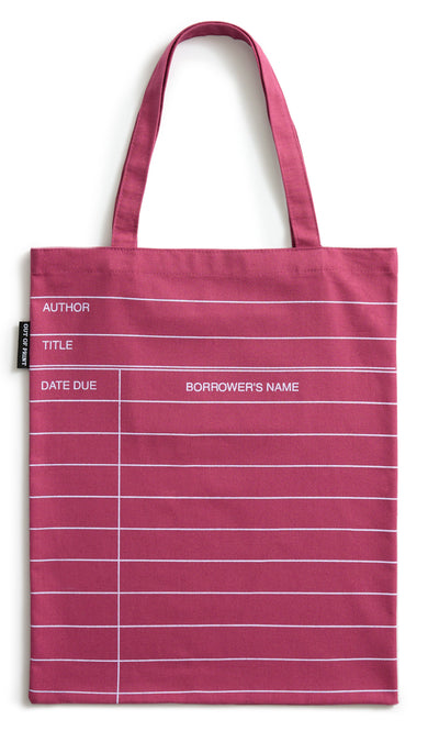 Library Card (Maroon) Tote Bag cover (ISBN 9798217521326) [onix-asset:dca4dd9e9c7ca55e761eba748811eb8f67492e93dff7343f08e220a22679efaf]
