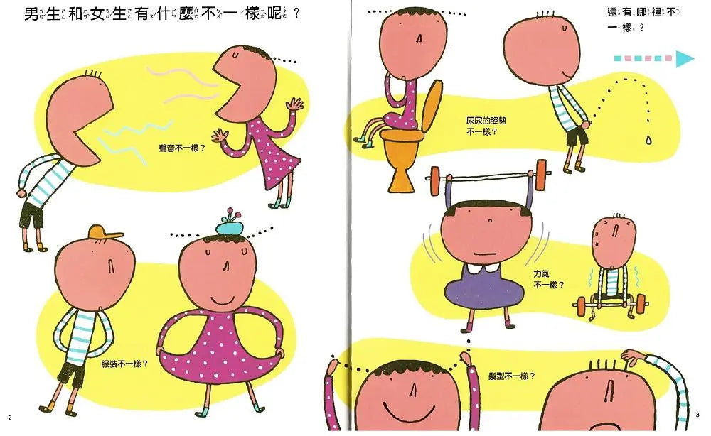 男生和女生不一樣