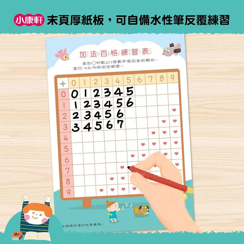 【幼小銜接初階練習本】10以內加減