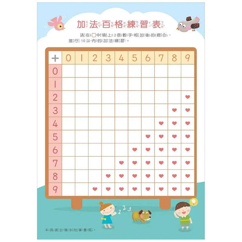 【幼小銜接初階練習本】10以內加減