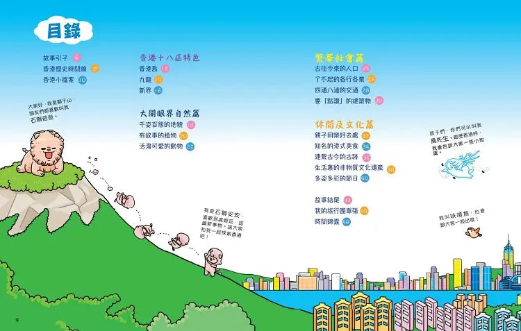 石獅安安香港小百科趣味圖鑑