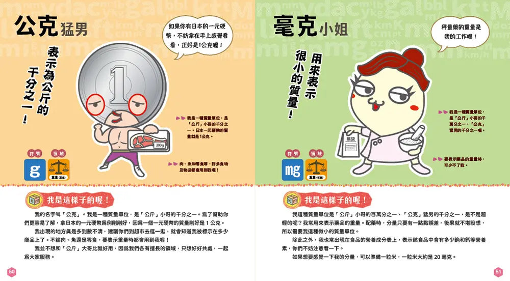 聰明數理腦角色圖鑑套書（全套3冊）：單位角色圖鑑＋元素角色圖鑑＋氣象角色圖鑑-Children’s / Teenage general interest: Science and technology-買書書 BuyBookBook