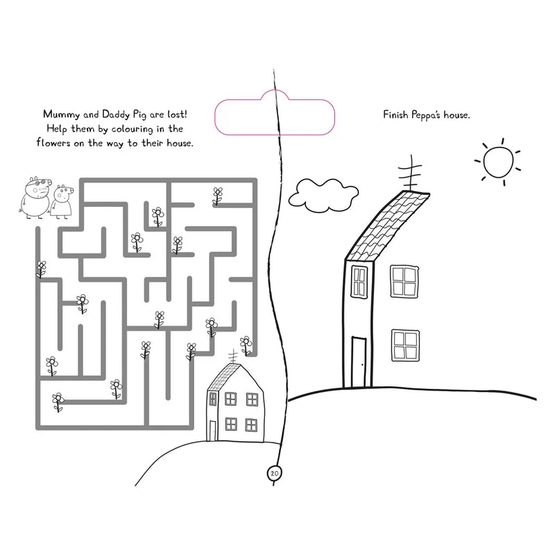 Peppa Giant Activity Pad (Stan Lee)-Children’s interactive and activity books and kits-買書書 BuyBookBook