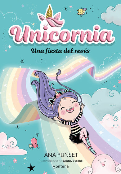 Una fiesta del revés / Unicornia: An Upside-Down Party cover (ISBN 9788418798726) [onix:438fef9a6f5839e99da1e87430ae0cae]