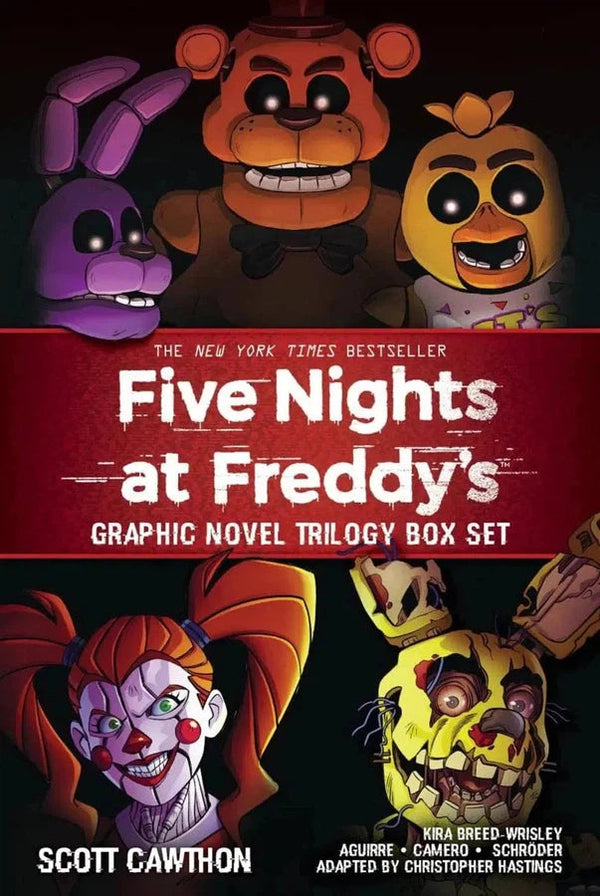 Five Nights at Freddy's Graphic Novel Trilogy Box Set-Children’s / Teenage fiction: Horror and ghost stories, chillers-買書書 BuyBookBook