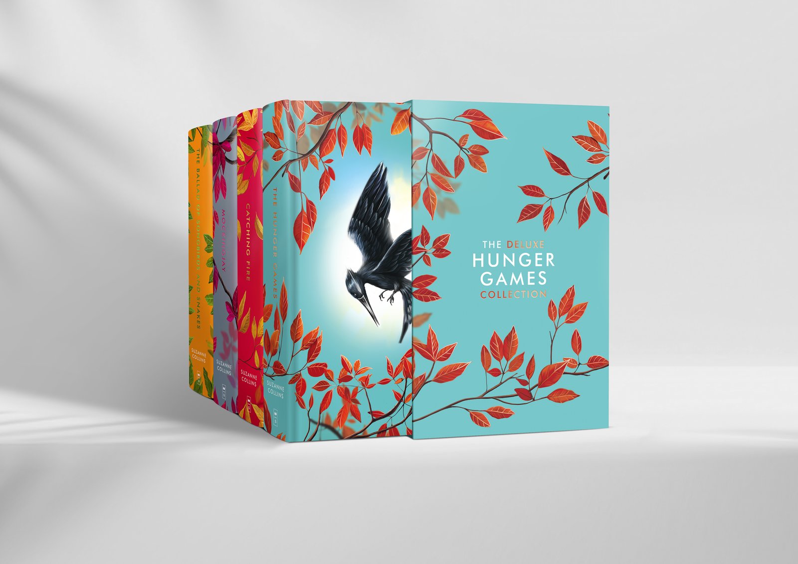 Deluxe Hunger Games Collection (4 book set)-Children’s / Teenage fiction: Speculative and utopian fiction-買書書 BuyBookBook