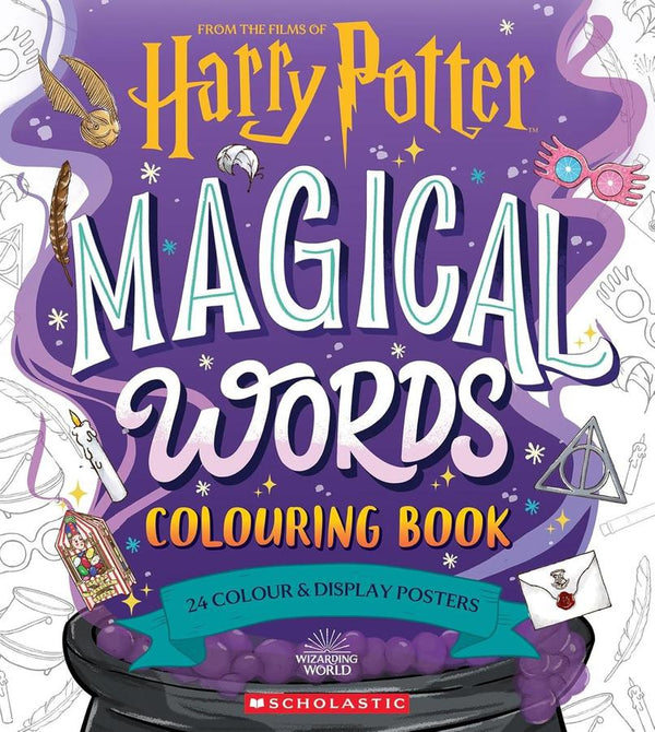 Magical Words Colouring Book-Children’s interactive and activity books and kits-買書書 BuyBookBook