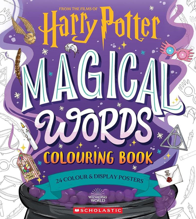 Magical Words Colouring Book-Children’s interactive and activity books and kits-買書書 BuyBookBook