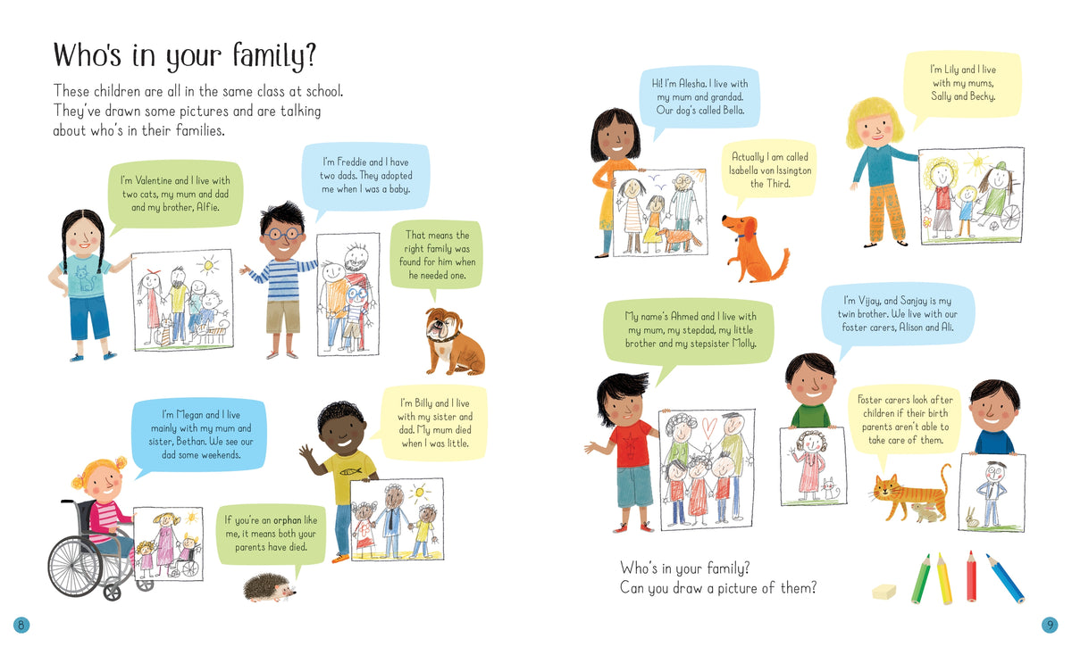 All About Families interior 1 (ISBN 9781474949071) [onix-asset:a393556792f8f3e896ab6db053b403656cc5763372b78a7efff0d17246c9b729]
