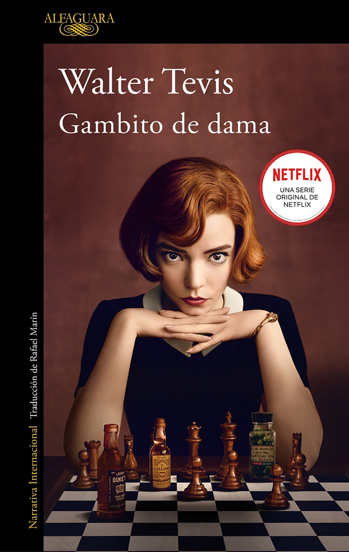 Gambito de dama / The Queen’s Gambit cover (ISBN 9788420460284) [onix:4f198b3b66e96ac88fccbc98af8b44a7]