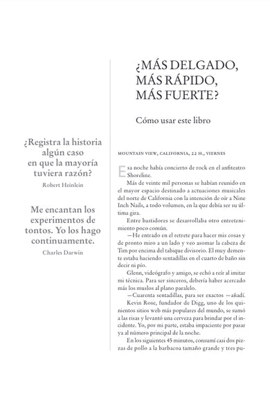El cuerpo perfecto en 4 horas: Una guía para perder peso en poco tiempo, disfrutar al máximo del sexo y convertirse en superhumano / The 4-Hour Body interior 1 (ISBN 9798890983244) [onix:1a8f46bdb8dfd51c237ee502c8e1eef0]