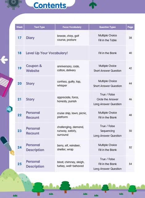 26週小學系列- 英文科閱讀理解 + 模擬試卷 (每冊26個英文文法練習，3份模擬試卷)-補充練習: 英文科 English-買書書 BuyBookBook