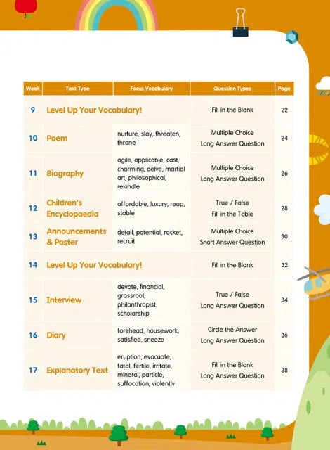 26週小學系列- 英文科閱讀理解 + 模擬試卷 (每冊26個英文文法練習，3份模擬試卷)-補充練習: 英文科 English-買書書 BuyBookBook