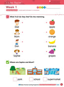 26週學前教育系列 - 幼兒英語 - 閱讀理解及寫作 (英式英語QR Code)-補充練習: 英文科 English-買書書 BuyBookBook