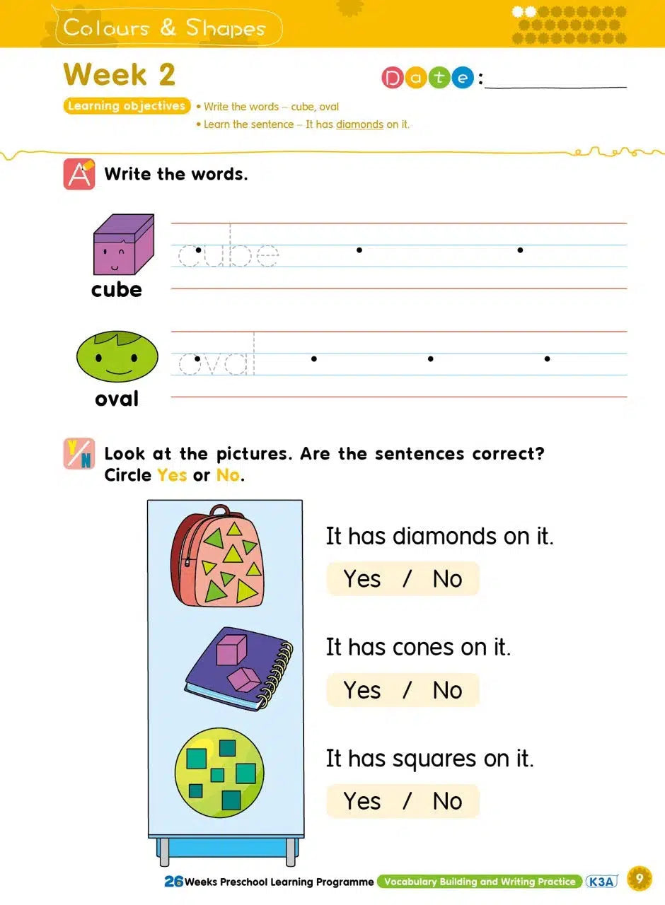 幼兒英語 - 詞語學習及寫作訓練 - 26週學前教育系列 (小一必學400個英文生字)-補充練習: 英文科 English-買書書 BuyBookBook