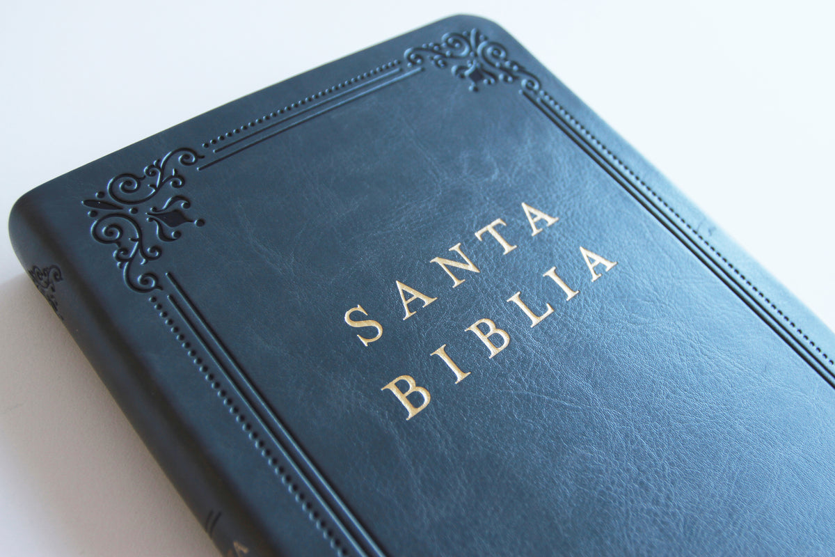 Biblia RVR 1960 letra grande tamaño manual, Piel gris con índice / Spanish Bible RVR 1960 Handy Size Large Print Leathersoft Gray with index interior 6 (ISBN 9798890982148) [onix:b4f37a5c8b0115c3ebb74a92cb6fd5b4]