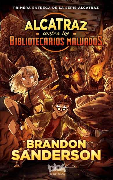 Alcatraz contra los bibliotecarios / Alcatraz vs. the Evil Librarians cover (ISBN 9788416712083) [onix:508f3b59ab959016b2d607e414ae0d3f]