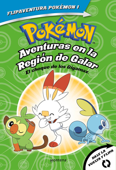 Pokémon. Aventuras en la Región Galar: El choque de los Gigamax + Aventuras en la Región Alola. El combate por el cristal/Gigantamax Clash / Battle for the cover (ISBN 9788418594335) [onix:fc429f2c2441b28537801727dfeaeece]